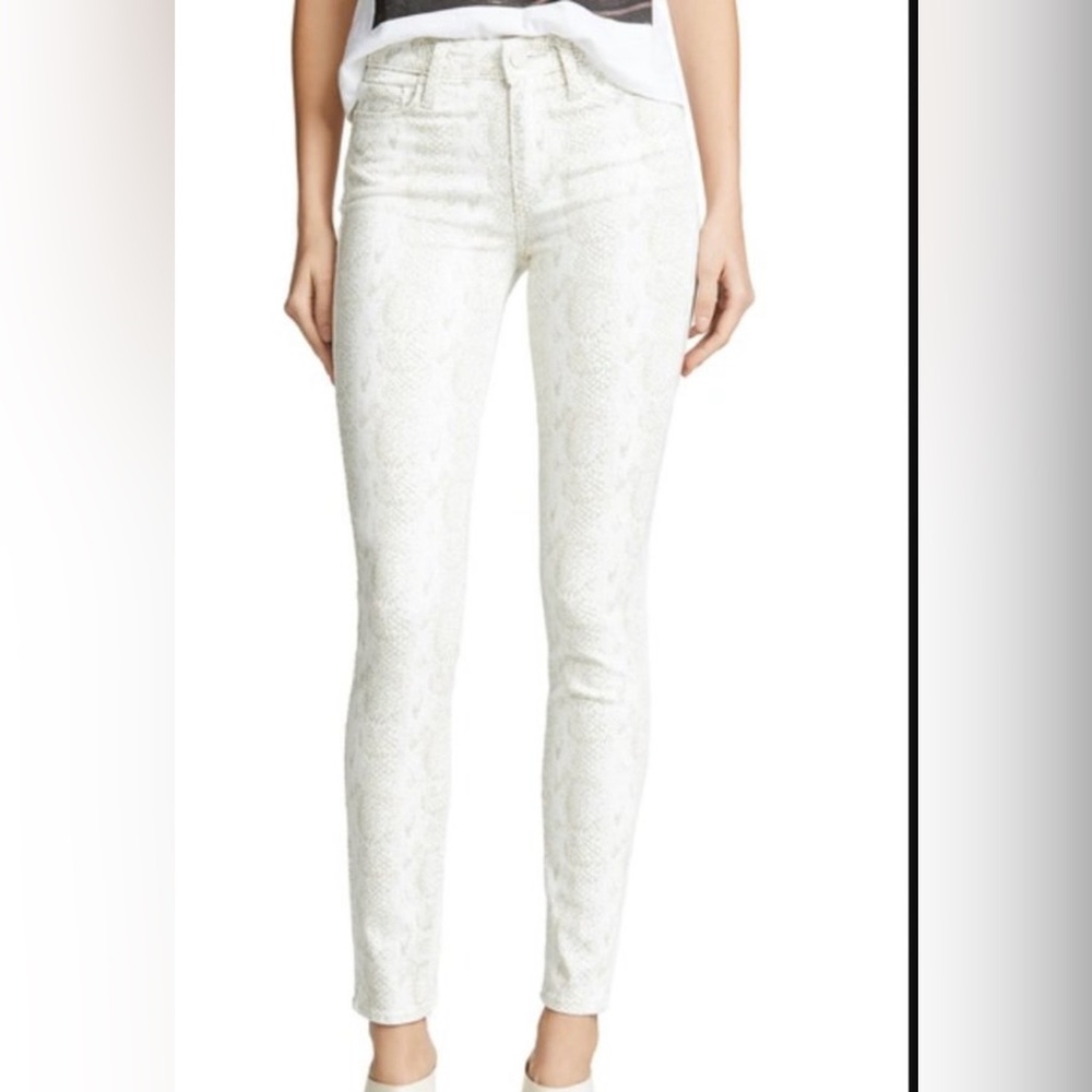 Anthropologie PAIGE Sonoran Snake Hoxton Ankle Jean